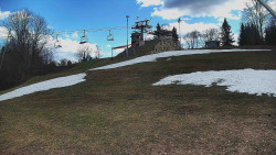 Otočná kamera na sjezdovce