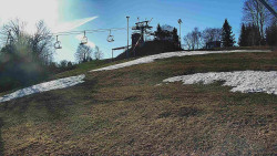 Otočná kamera na sjezdovce