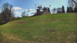 Otočná kamera na sjezdovce