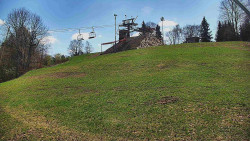 Otočná kamera na sjezdovce