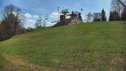 Otočná kamera na sjezdovce