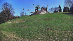 Otočná kamera na sjezdovce