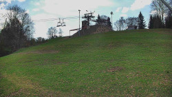 Otočná kamera na sjezdovce