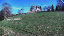 Otočná kamera na sjezdovce