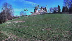 Otočná kamera na sjezdovce