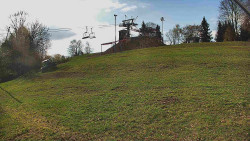 Otočná kamera na sjezdovce