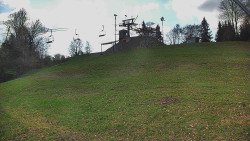 Otočná kamera na sjezdovce