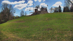 Otočná kamera na sjezdovce