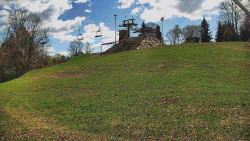 Otočná kamera na sjezdovce