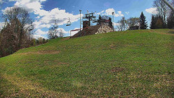 Otočná kamera na sjezdovce