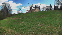 Otočná kamera na sjezdovce