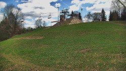 Otočná kamera na sjezdovce