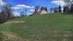 Otočná kamera na sjezdovce