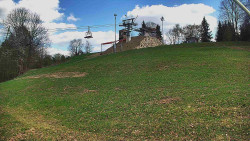 Otočná kamera na sjezdovce