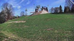 Otočná kamera na sjezdovce