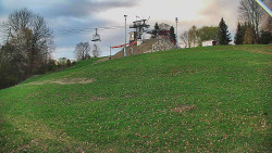 Otočná kamera na sjezdovce