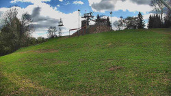 Otočná kamera na sjezdovce