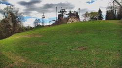 Otočná kamera na sjezdovce