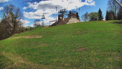 Otočná kamera na sjezdovce