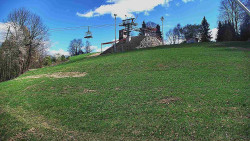 Otočná kamera na sjezdovce