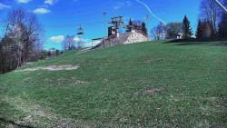 Otočná kamera na sjezdovce