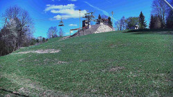 Otočná kamera na sjezdovce