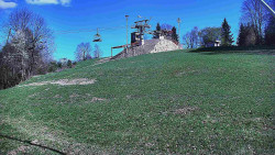 Otočná kamera na sjezdovce