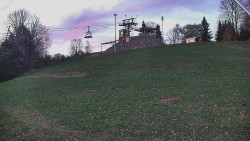 Otočná kamera na sjezdovce