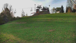 Otočná kamera na sjezdovce