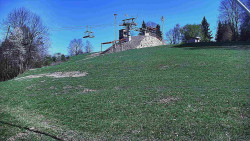 Otočná kamera na sjezdovce