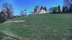 Otočná kamera na sjezdovce