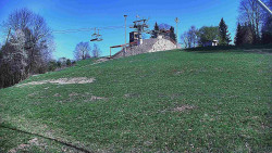 Otočná kamera na sjezdovce