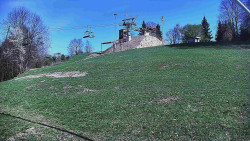 Otočná kamera na sjezdovce