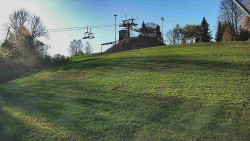 Otočná kamera na sjezdovce