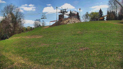 Otočná kamera na sjezdovce