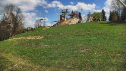 Otočná kamera na sjezdovce