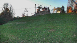 Otočná kamera na sjezdovce