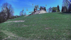 Otočná kamera na sjezdovce