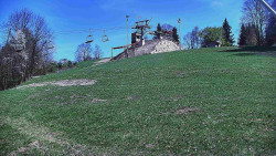 Otočná kamera na sjezdovce