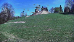 Otočná kamera na sjezdovce