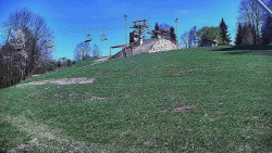 Otočná kamera na sjezdovce