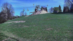 Otočná kamera na sjezdovce