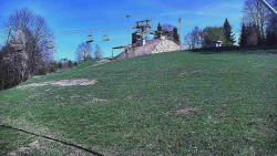 Otočná kamera na sjezdovce