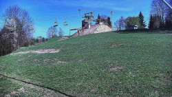 Otočná kamera na sjezdovce