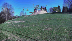 Otočná kamera na sjezdovce