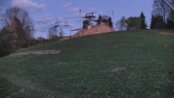 Otočná kamera na sjezdovce