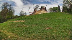 Otočná kamera na sjezdovce