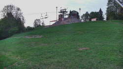 Otočná kamera na sjezdovce