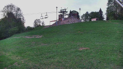 Otočná kamera na sjezdovce