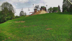 Otočná kamera na sjezdovce